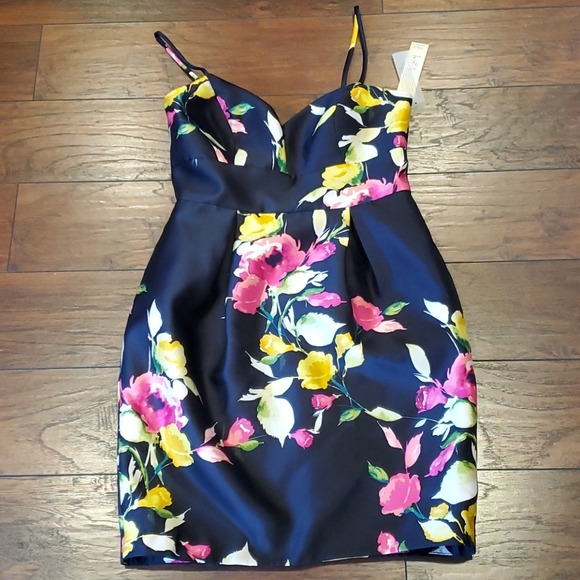 NWT Eliza J Floral boho Cocktail summer dress - Picture 10 of 16
